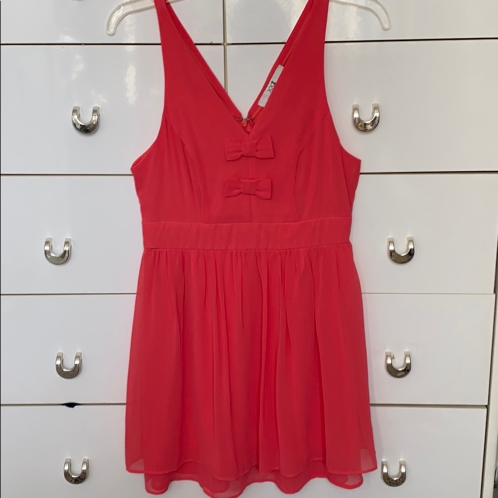 Forever 21 Chiffon Bow Dress